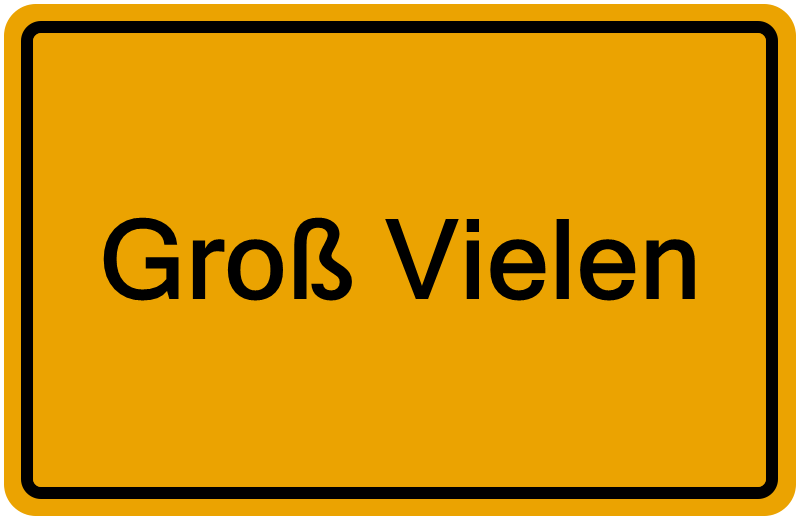 Handelsregisterauszug Groß Vielen
